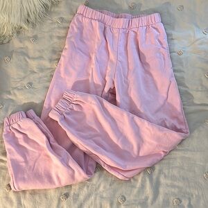 Rare Brandy Melville Rosa sweatpants